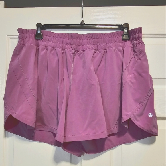 lululemon athletica Pants - Lululemon shorts. Size 20. Lilac purple color.